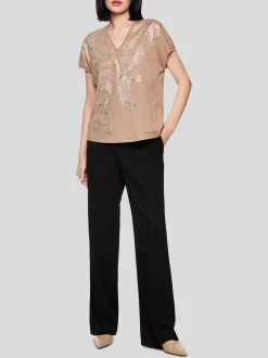 Marc Cain Damen T-Shirt in taupe