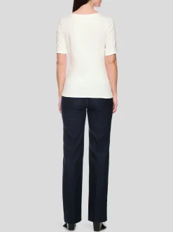 Marc Cain Damen T-Shirt in weiß