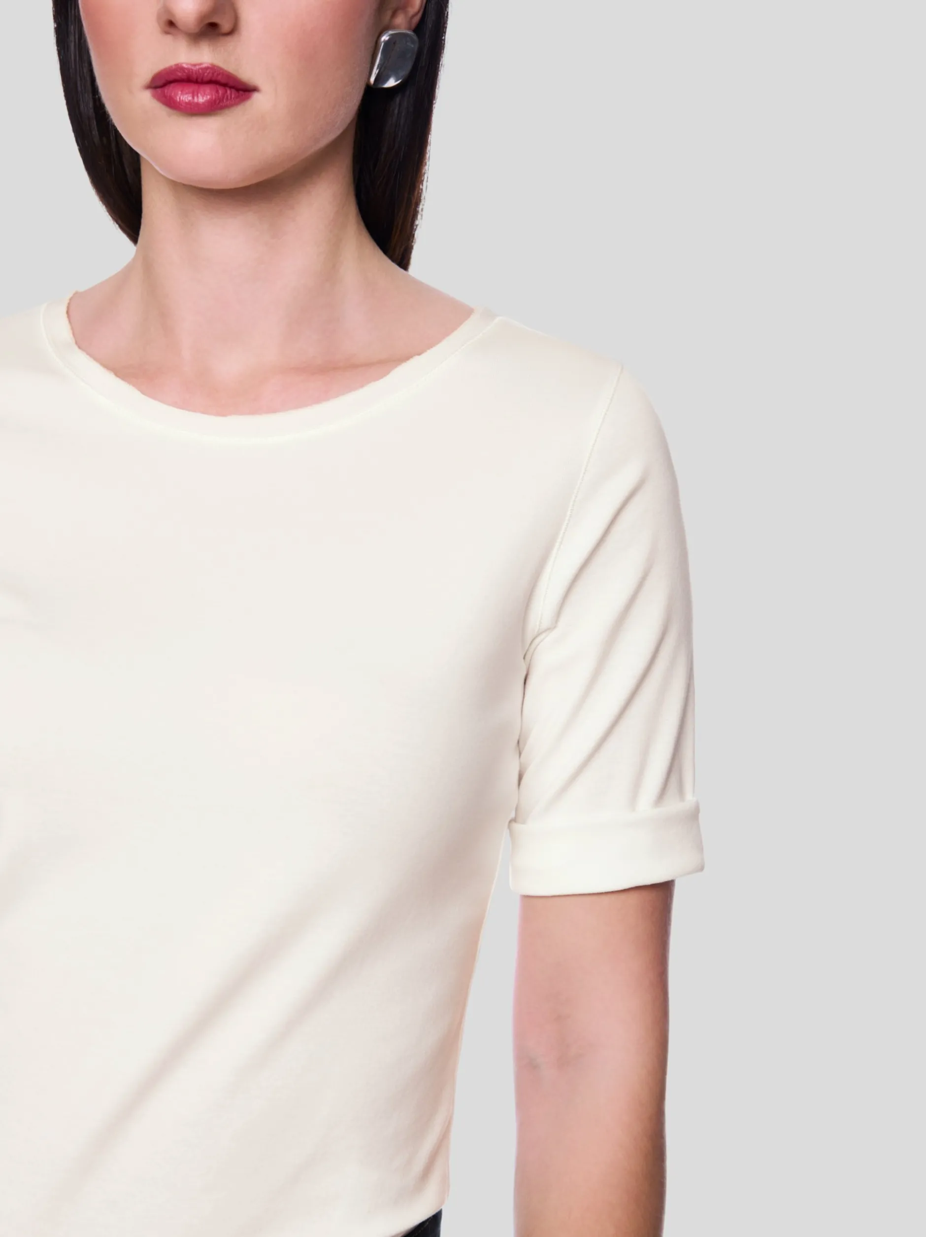 Marc Cain Damen T-Shirt in weiß