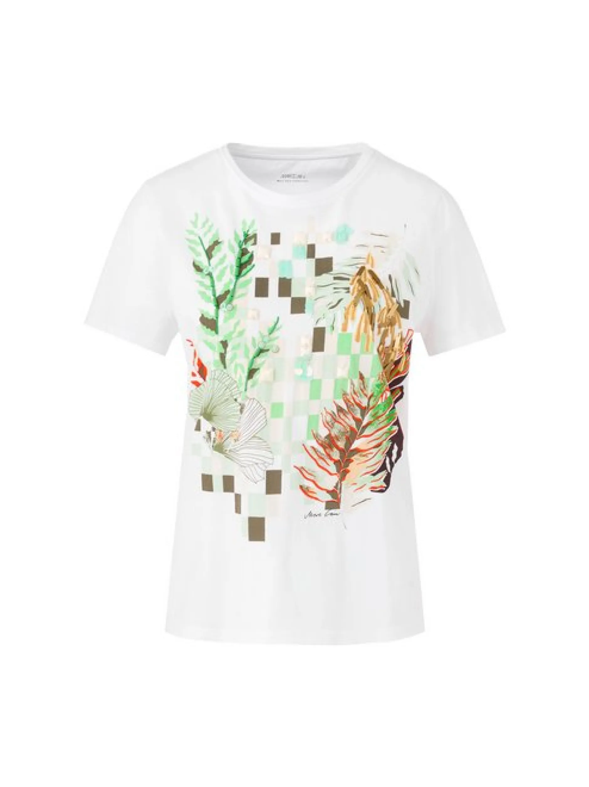 Marc Cain Damen T-Shirt in weiß