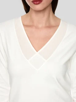 Marc Cain Damen T-Shirt in weiß