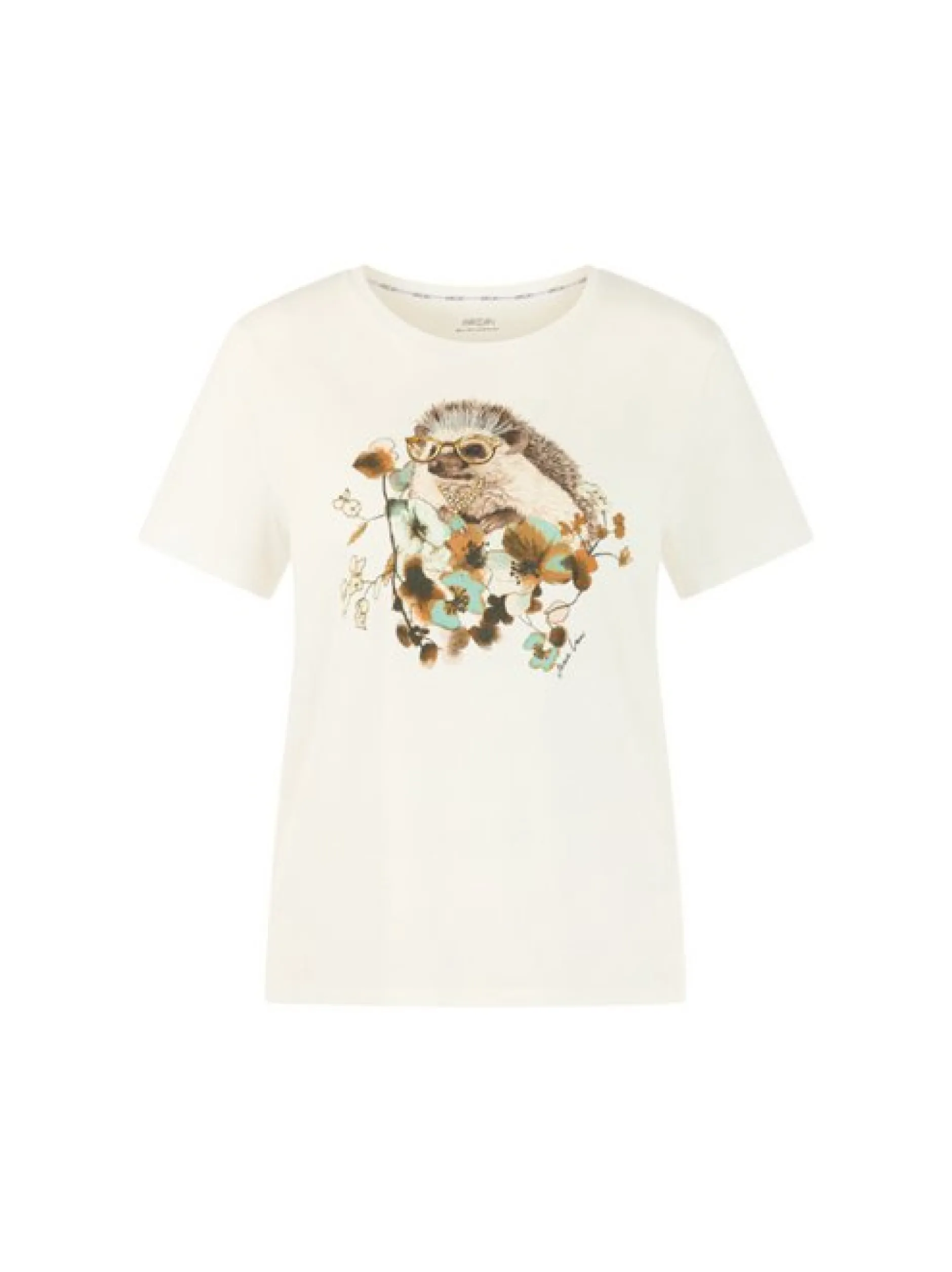 Marc Cain Damen T-Shirt in weiß mehrfarbig