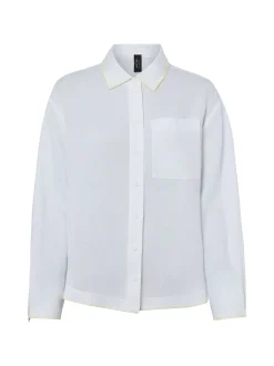 Marc Cain Sports Damen Hemdbluse in weiß