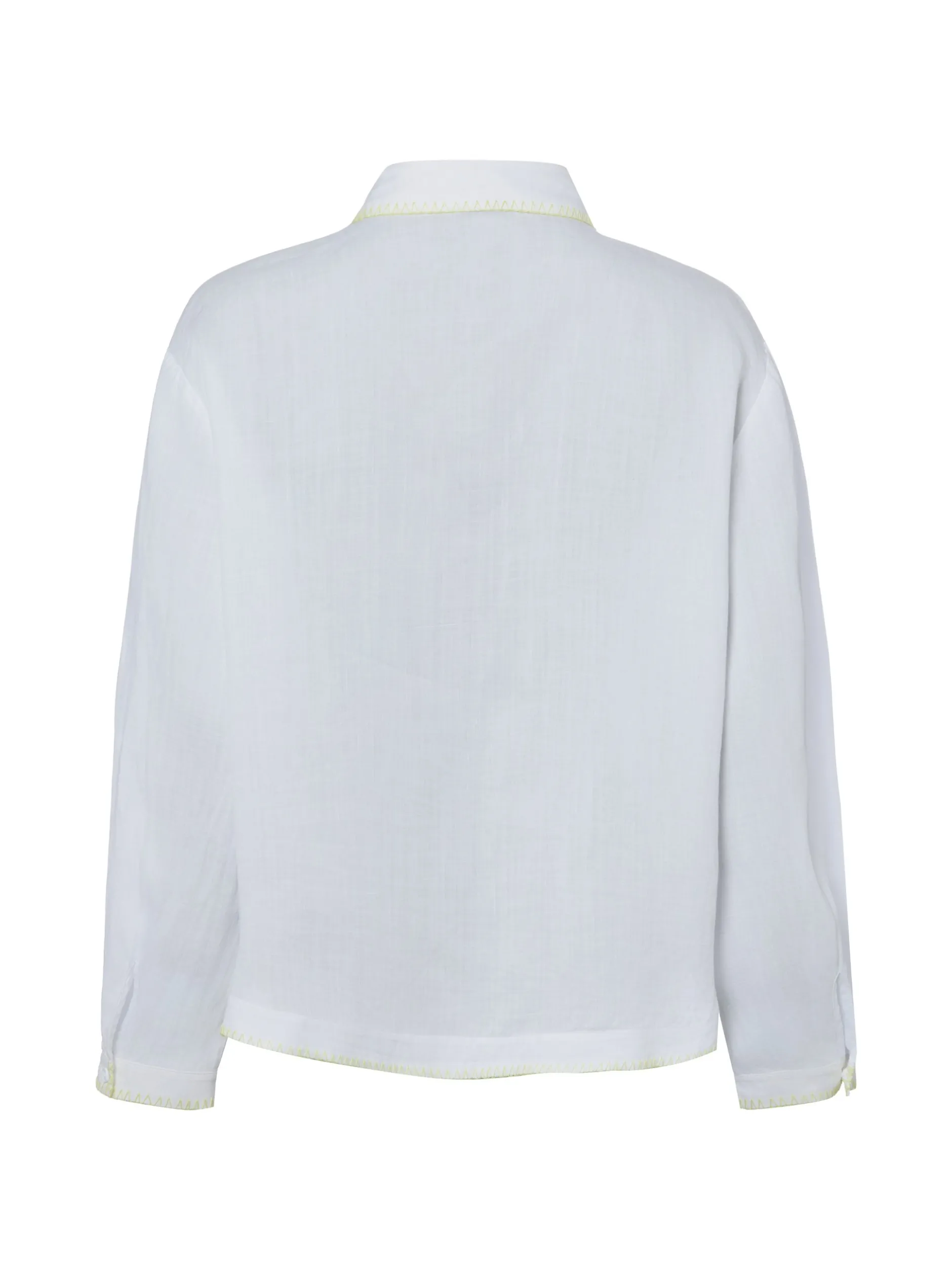 Marc Cain Sports Damen Hemdbluse in weiß