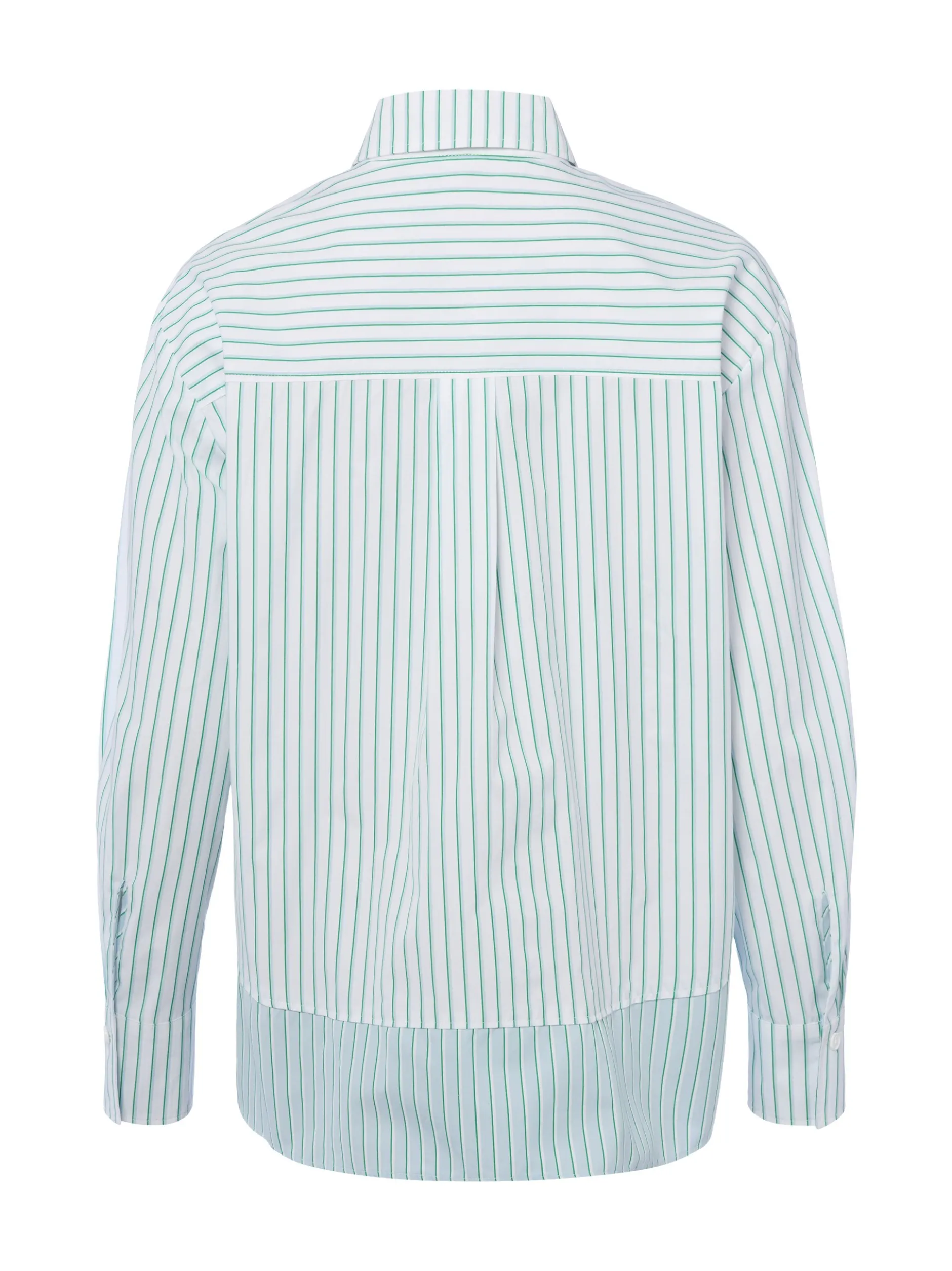 Marc Cain Sports Damen Hemdbluse in weiß grün