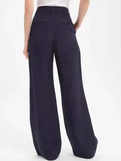 Marc Cain Sports Damen Hose mit Leinen-Anteil - Waukee in marine