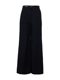 Marc Cain Sports Damen Hose mit Leinen-Anteil - Waukee in marine