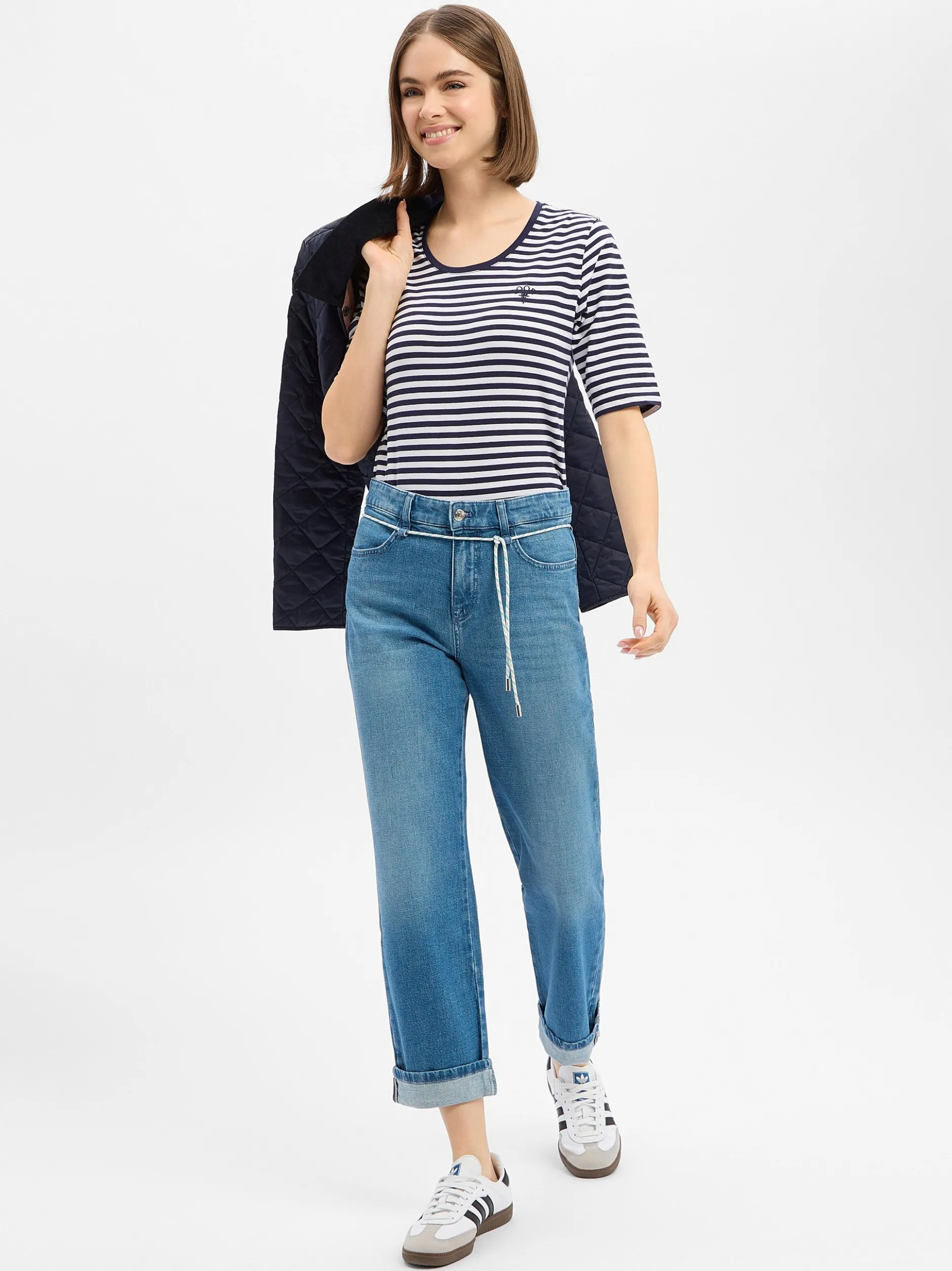 Marc Cain Sports Damen Jeans - FENDOU in medium stone