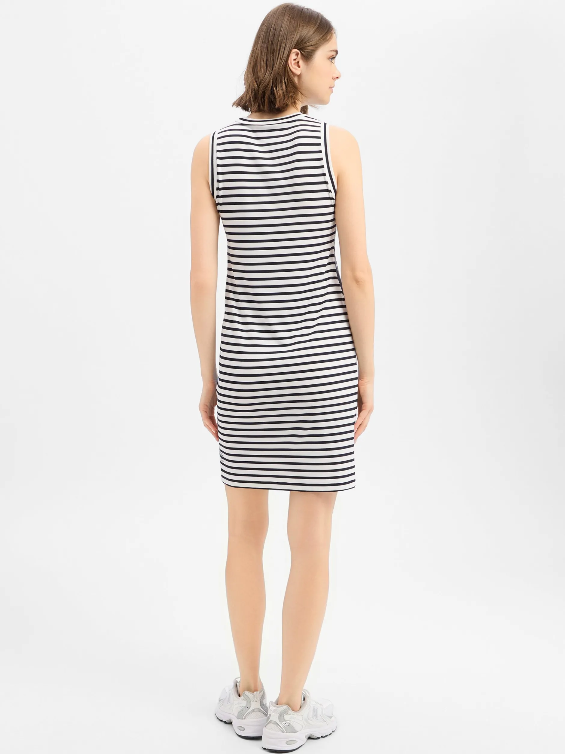 Marc Cain Sports Damen Jerseykleid in blau weiß
