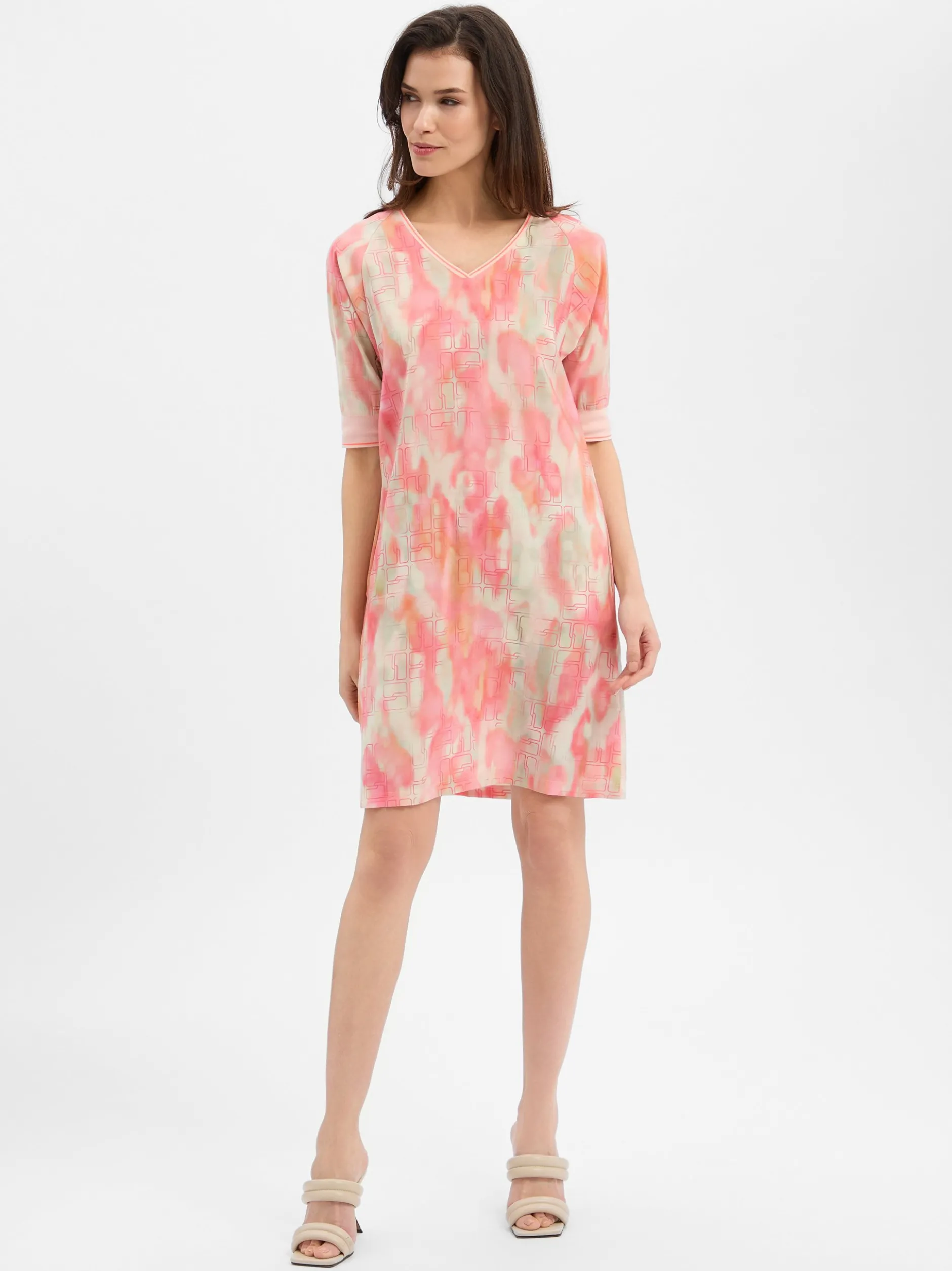 Marc Cain Sports Damen Kleid in mehrfarbig koralle