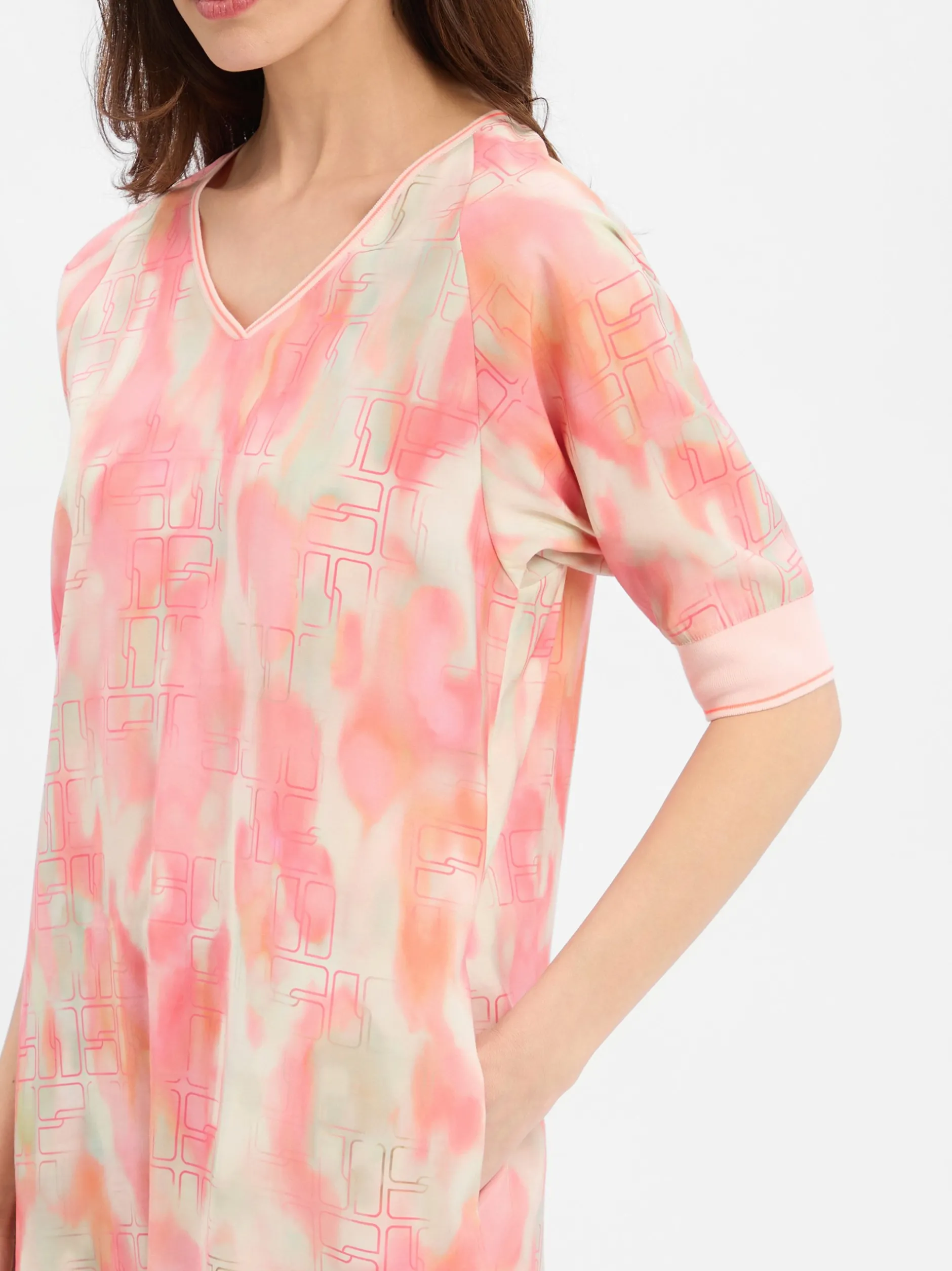 Marc Cain Sports Damen Kleid in mehrfarbig koralle