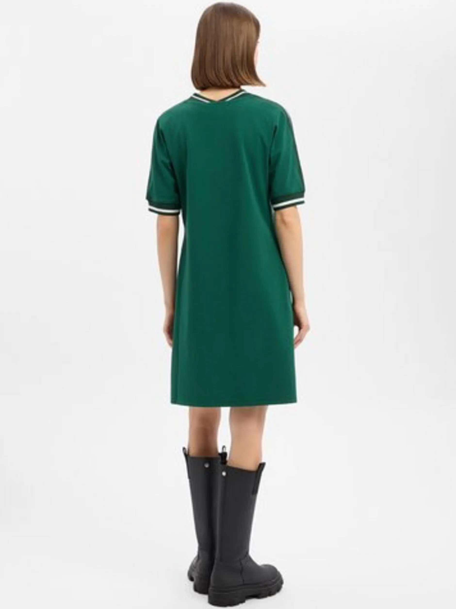 Marc Cain Sports Damen Kleid in grün - Ärmel: Halbarm
