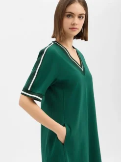 Marc Cain Sports Damen Kleid in grün - Ärmel: Halbarm