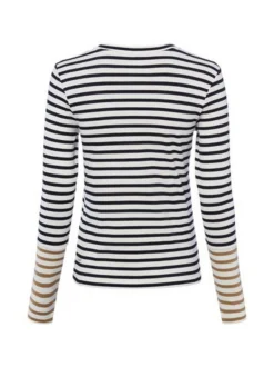 Marc Cain Sports Damen Langarmshirt in schwarz braun