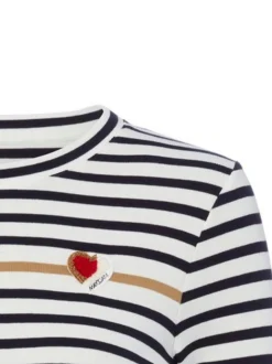 Marc Cain Sports Damen Langarmshirt in schwarz braun