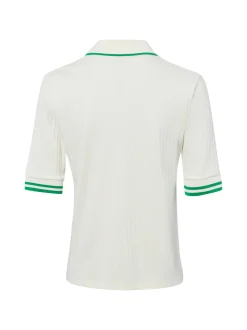Marc Cain Sports Damen Poloshirt in ecru grün