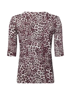 Marc Cain Sports Damen Shirt in ecru aubergine