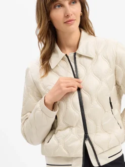 Marc Cain Sports Damen Steppjacke in ecru