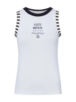 Marc Cain Sports Damen Tanktop in weiß - Ärmel: ohne Arm
