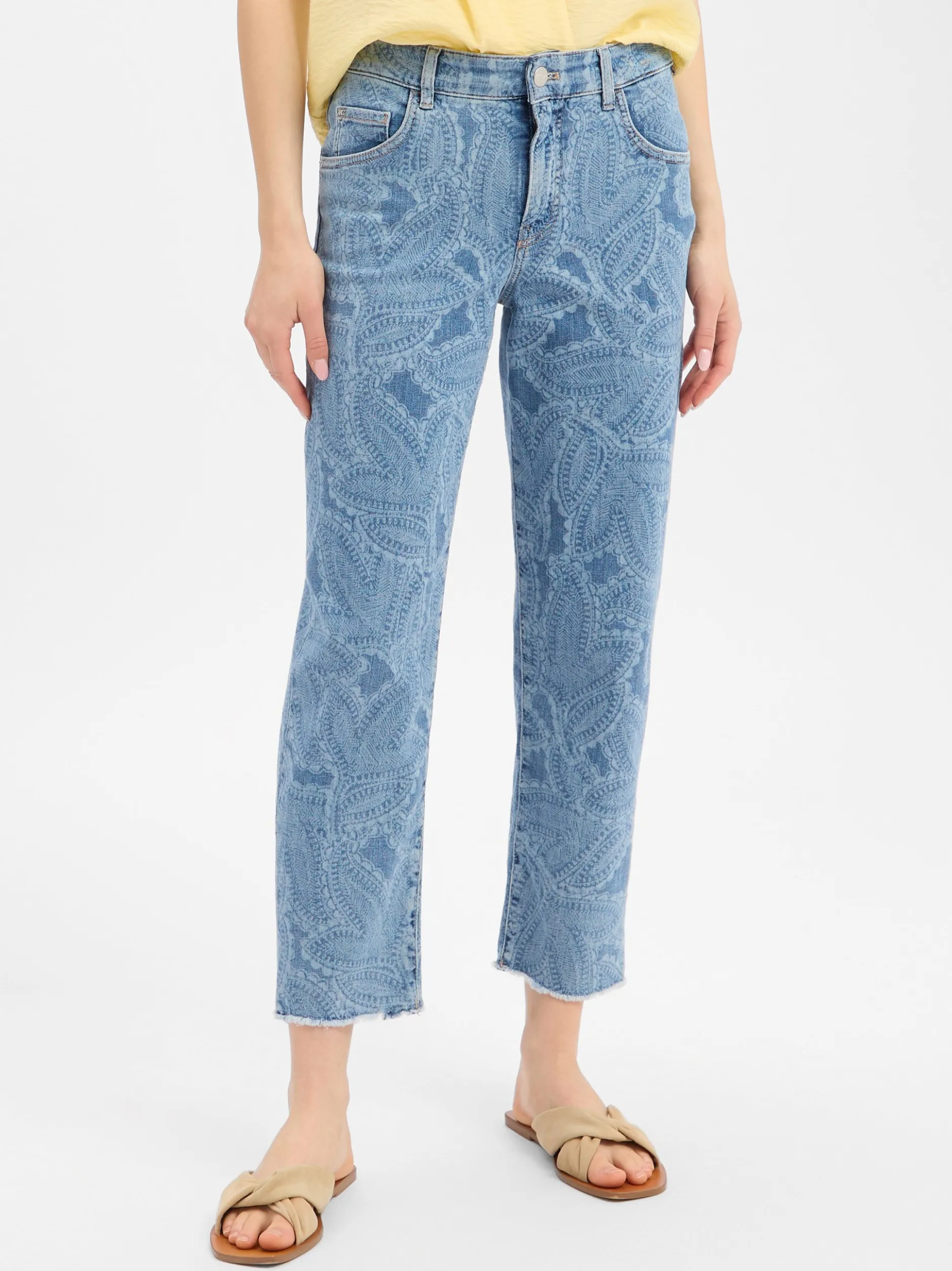 Marc Cain Sports Damen Tapered Jeans - Roha in blau