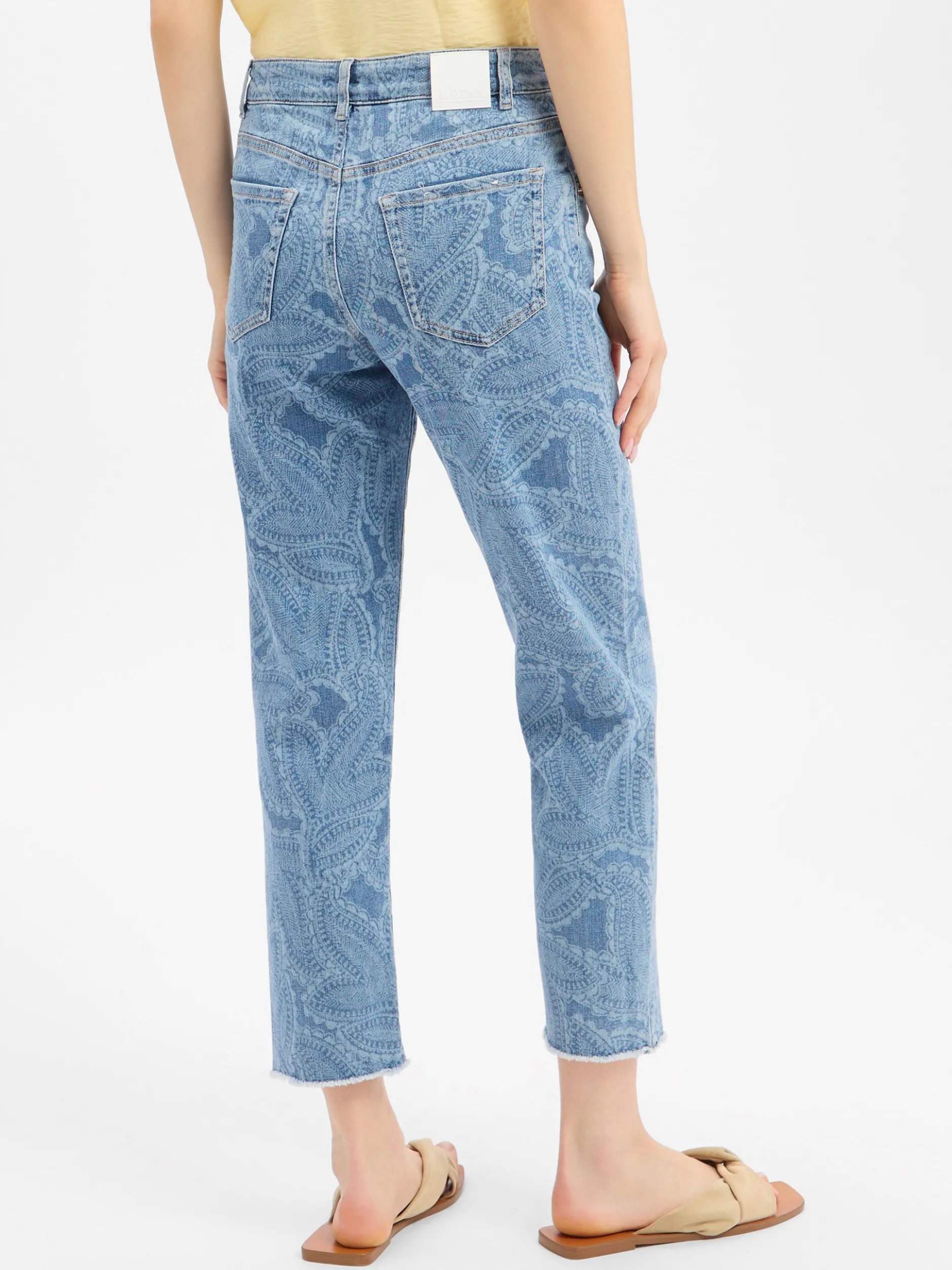 Marc Cain Sports Damen Tapered Jeans - Roha in blau