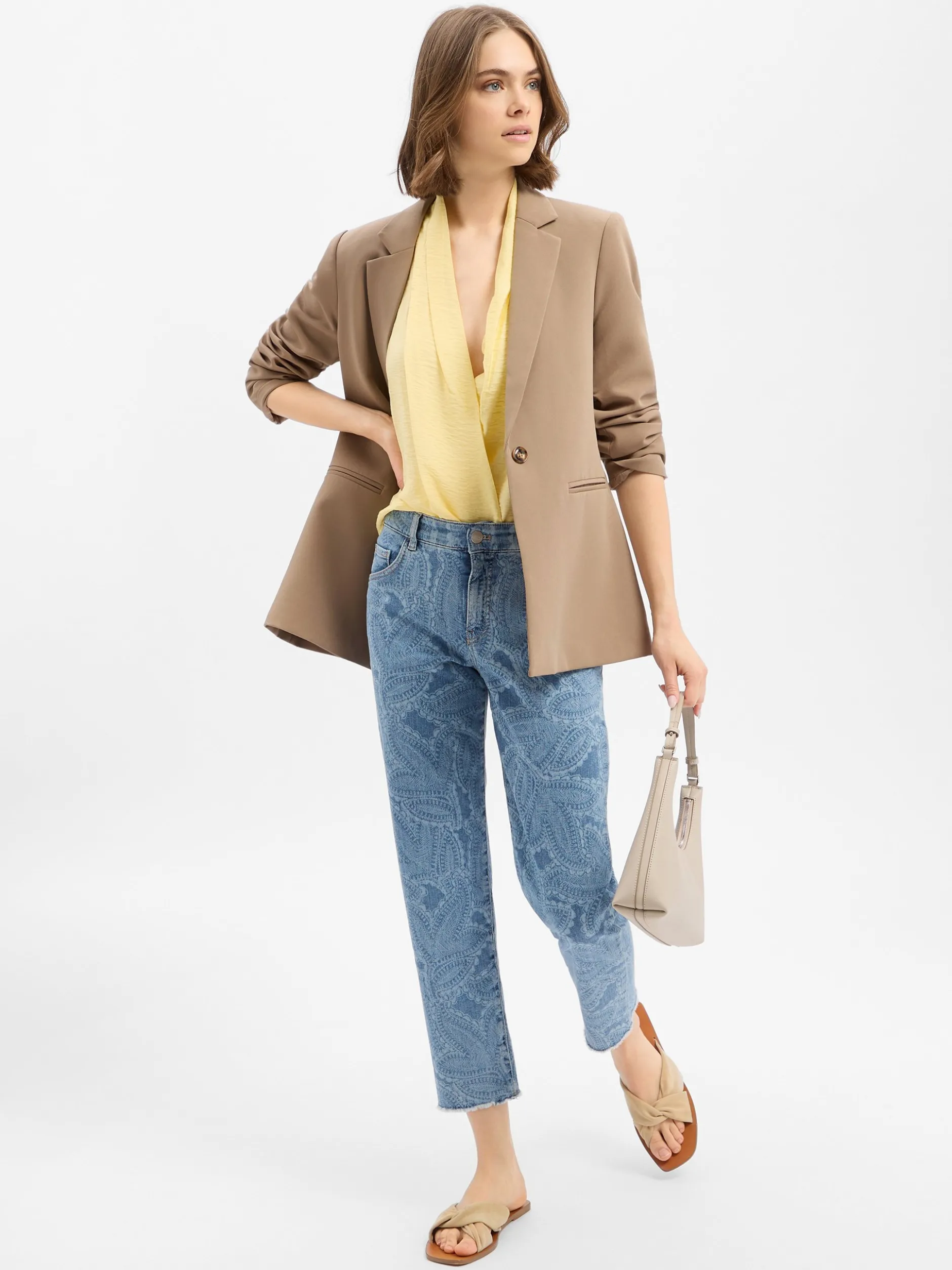 Marc Cain Sports Damen Tapered Jeans - Roha in blau