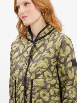 Marc Cain Sports Damen Wende-Steppjacke in lind oliv