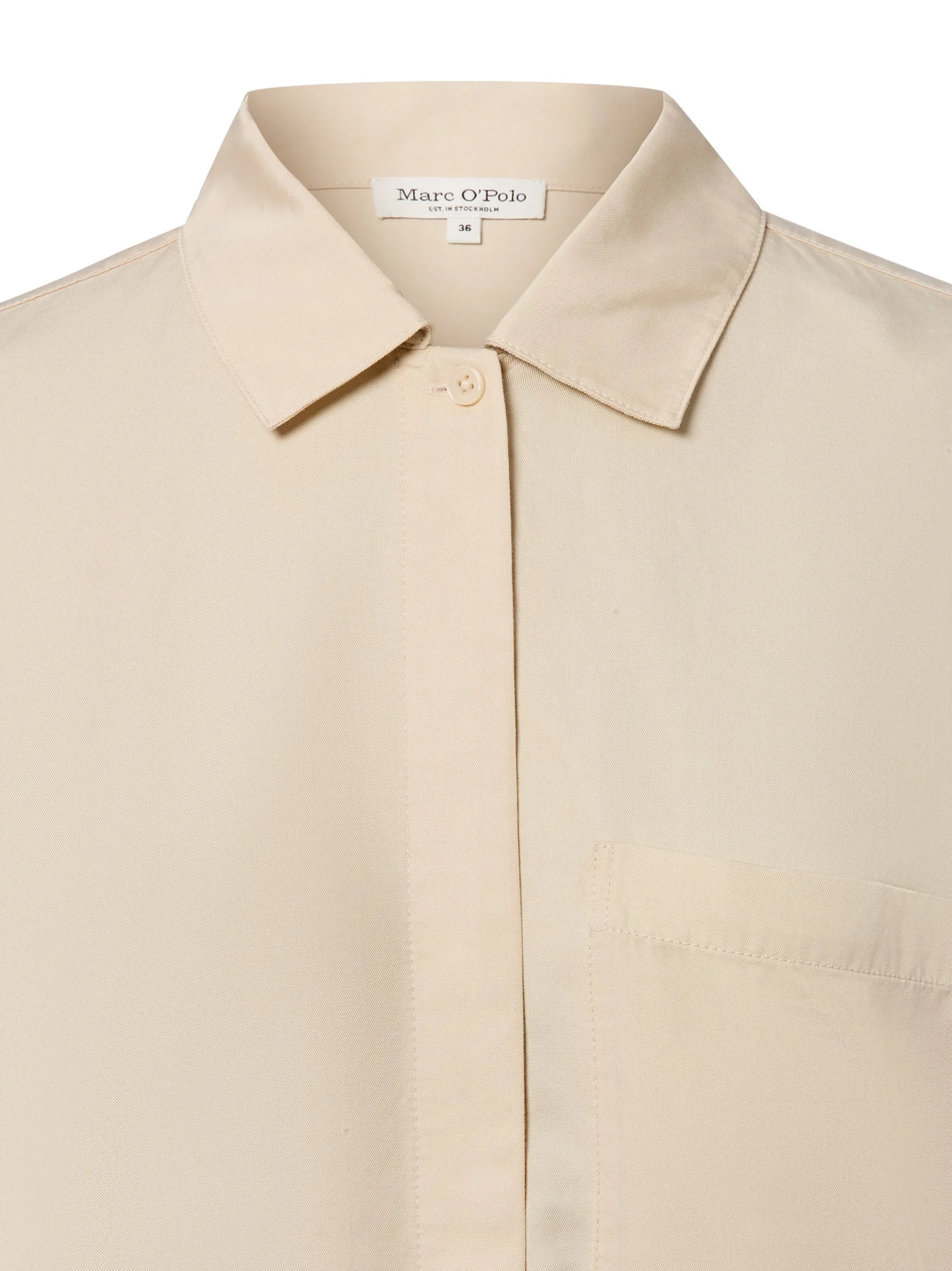 Marc O'Polo Damen Bluse in sand - Ärmel: langarm