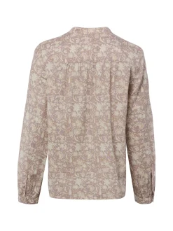 Marc O'Polo Damen Blusenshirt in oliv hellgrau
