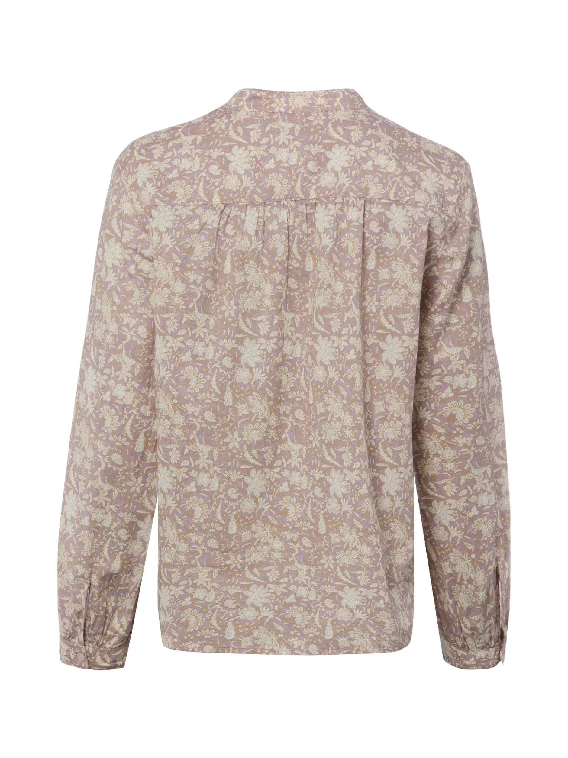 Marc O'Polo Damen Blusenshirt in oliv hellgrau