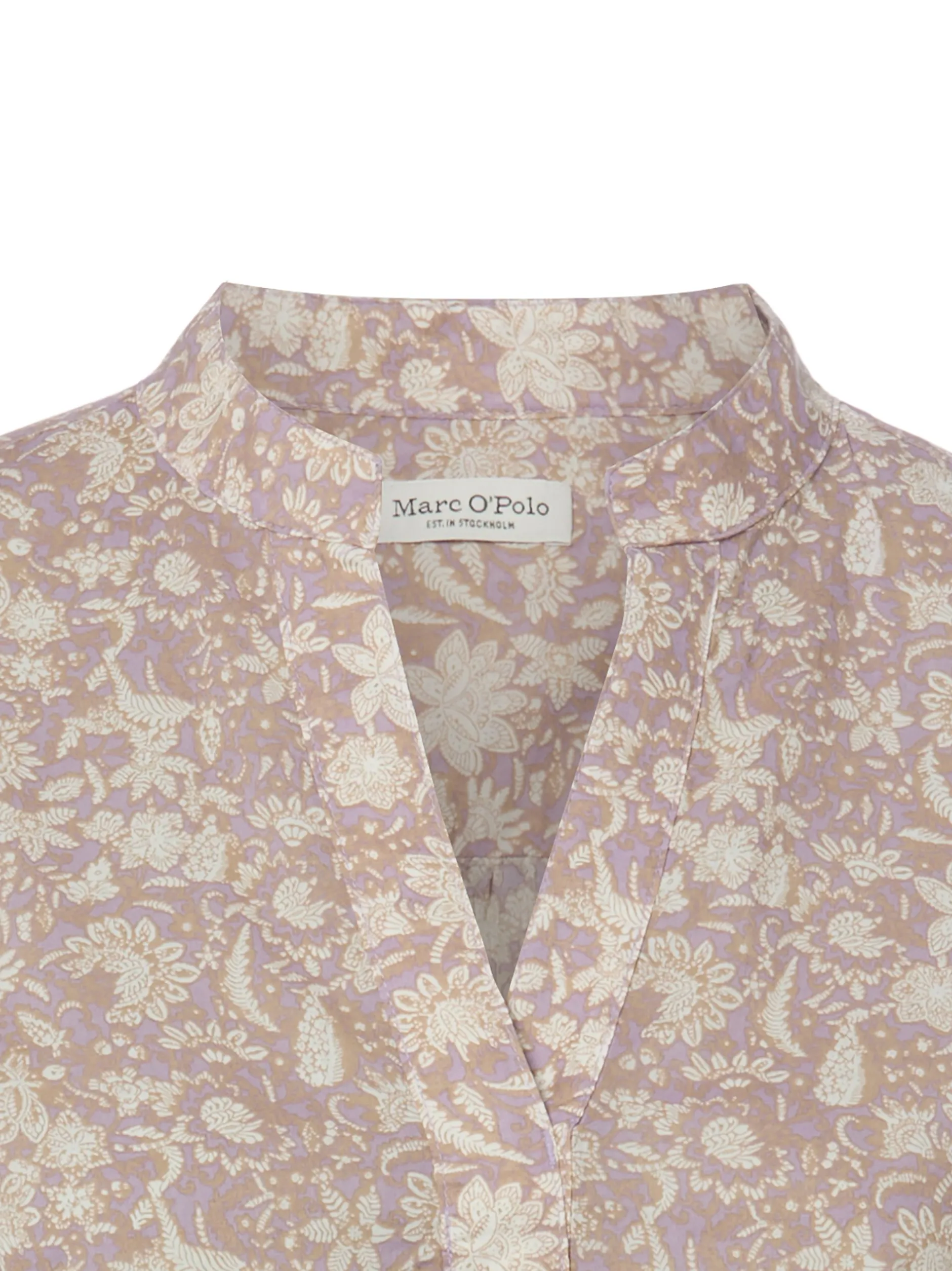 Marc O'Polo Damen Blusenshirt in oliv hellgrau