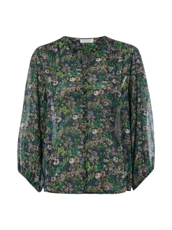 Marc O'Polo Damen Blusenshirt in mehrfarbig