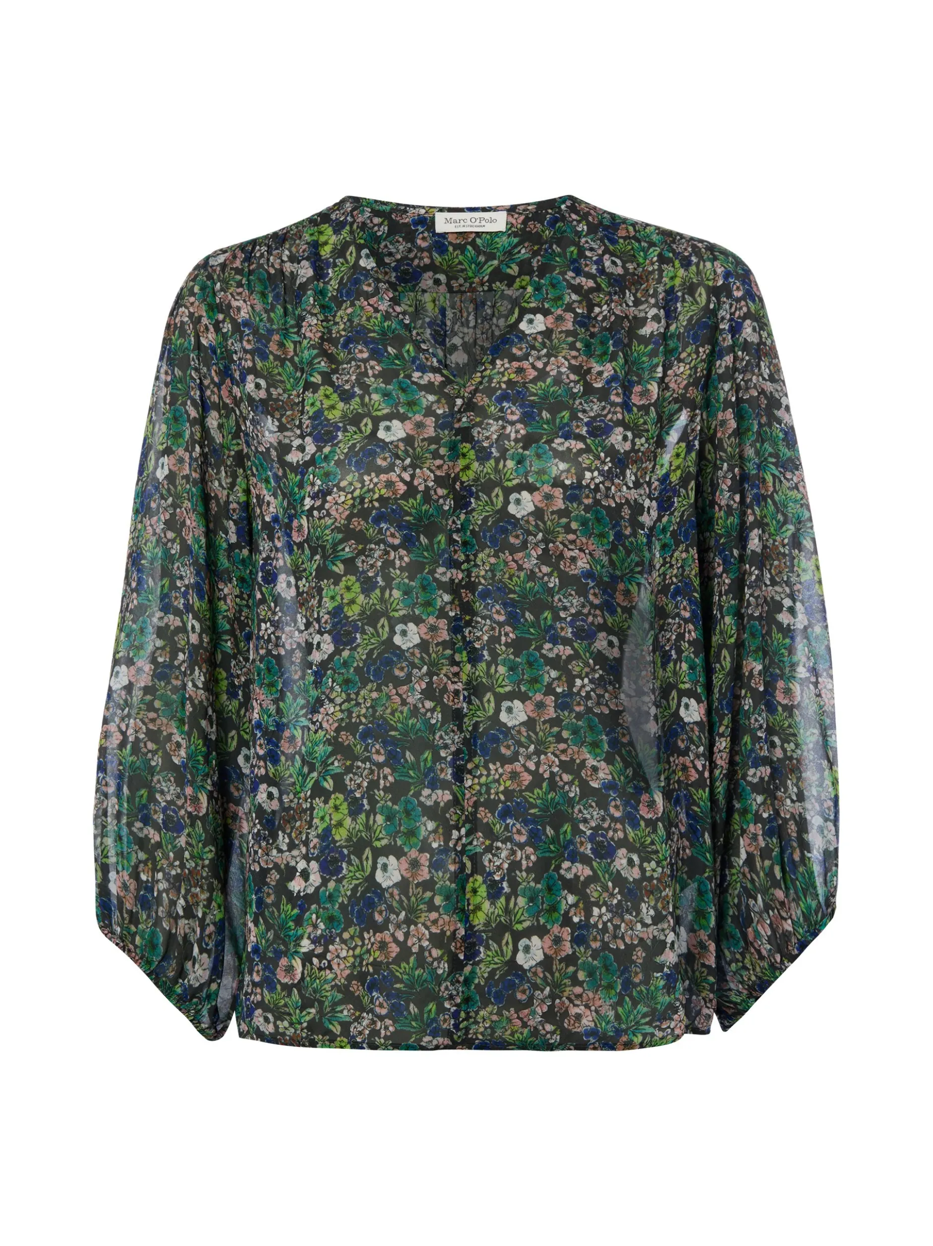 Marc O'Polo Damen Blusenshirt in mehrfarbig