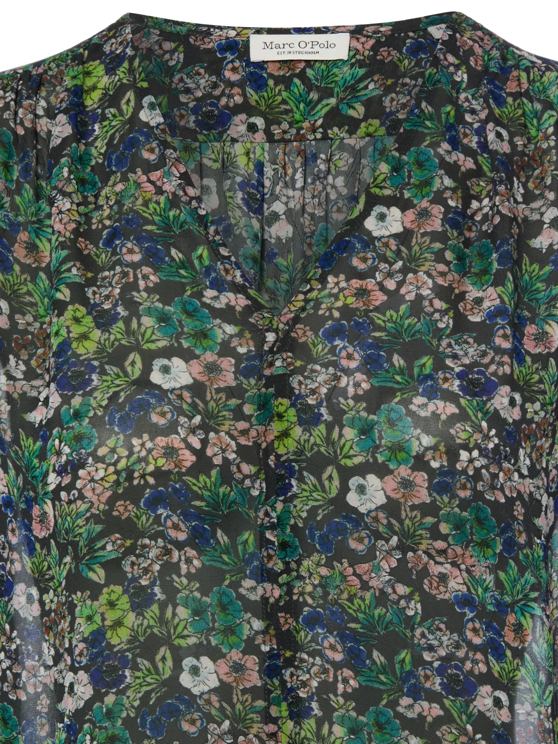 Marc O'Polo Damen Blusenshirt in mehrfarbig