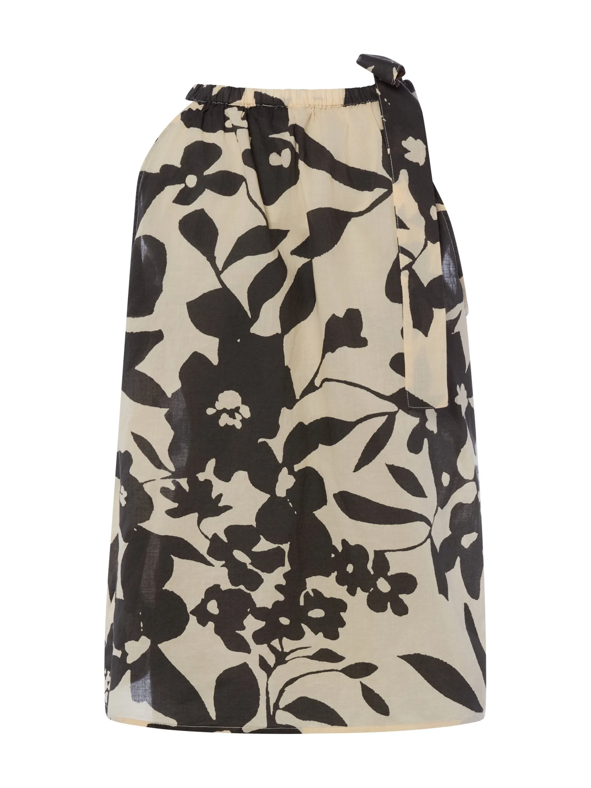 Marc O'Polo Damen Blusentop in anthrazit ecru