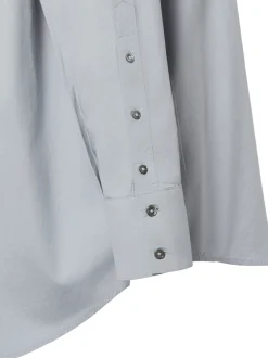 Marc O'Polo Damen Hemdbluse in grau - Ärmel: langarm