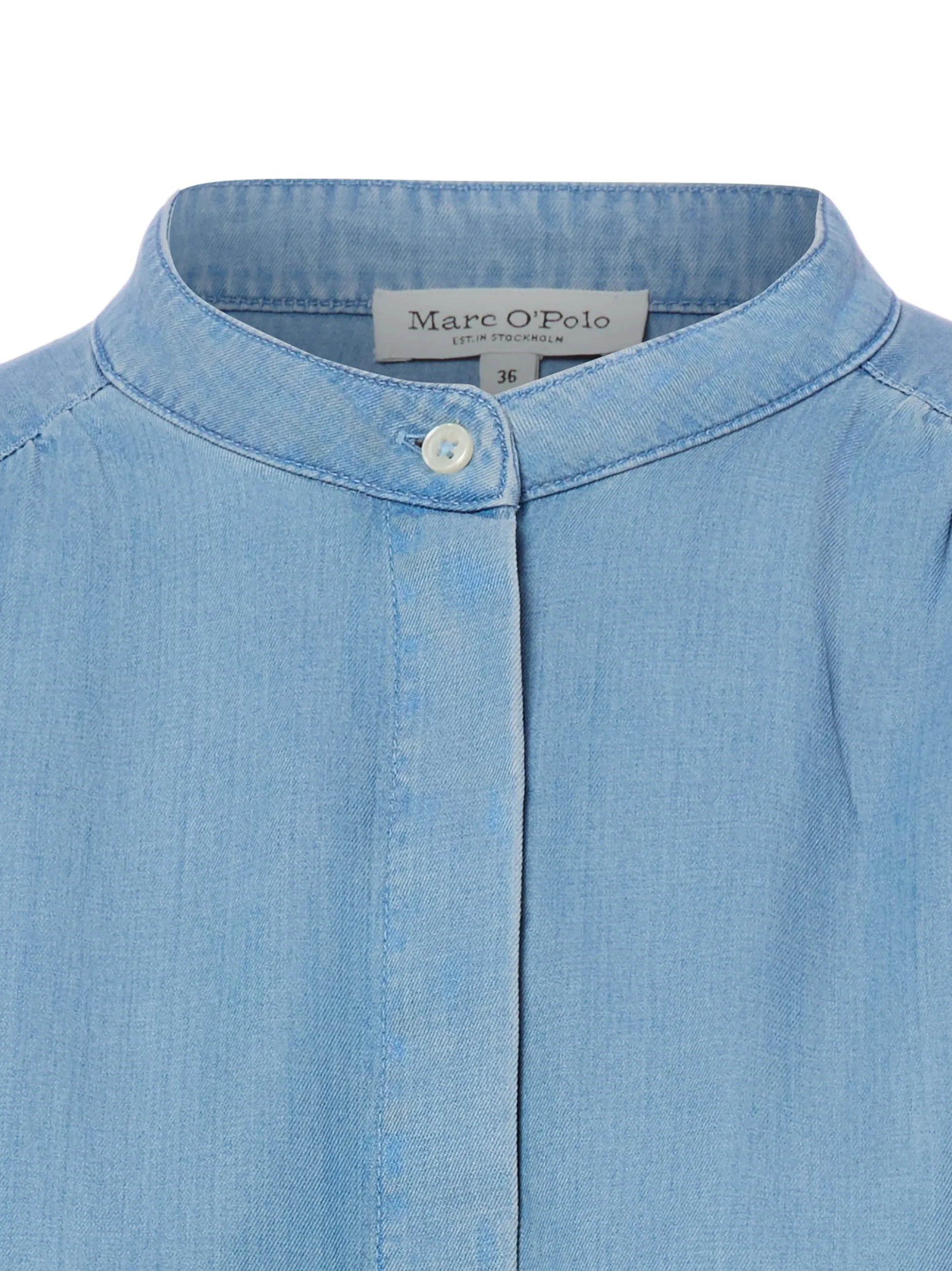 Marc O'Polo Damen Jeansbluse in light stone