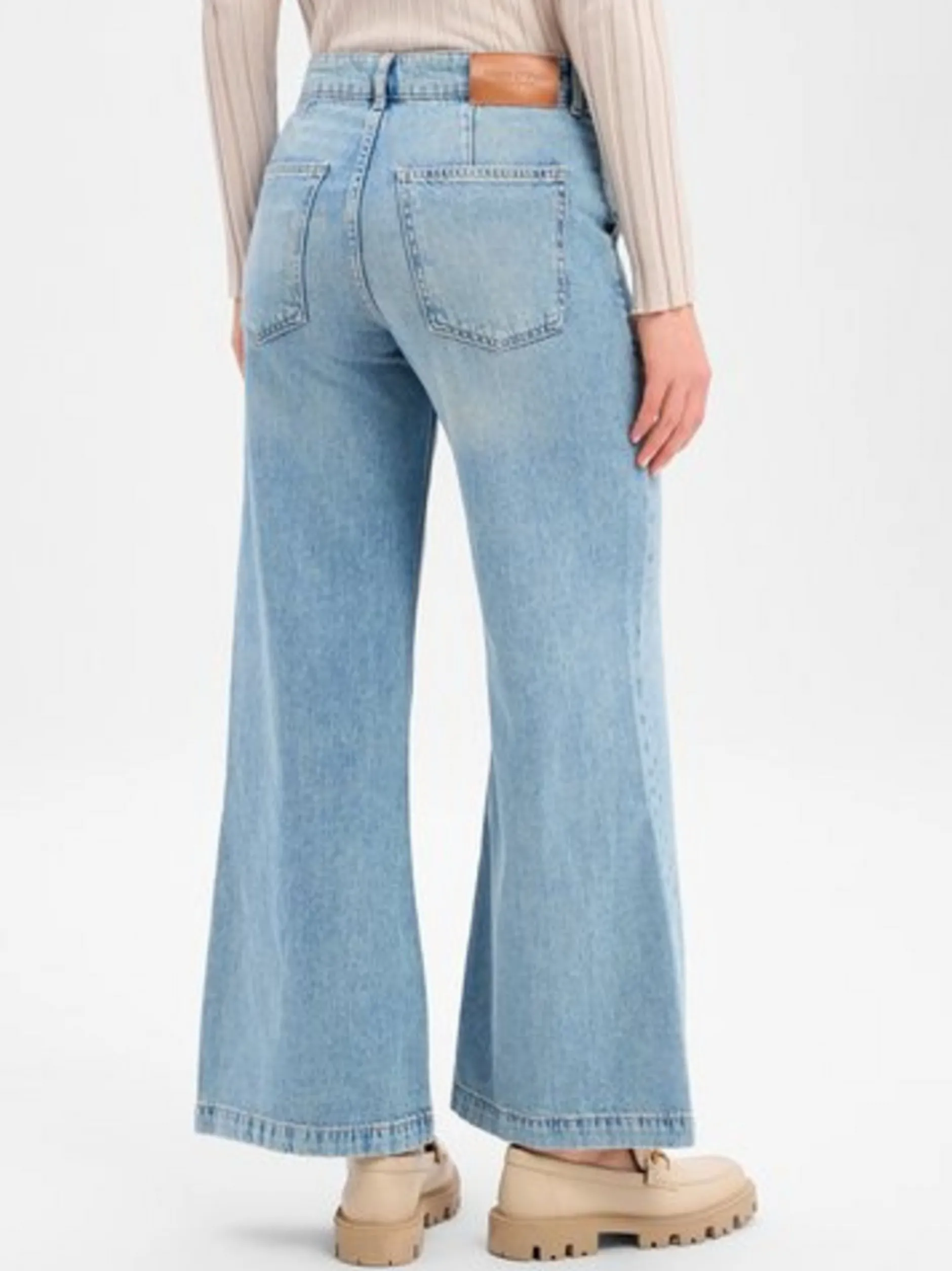 Marc O'Polo Damen Jeans - Caya in light stone