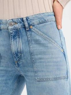 Marc O'Polo Damen Jeans - Caya in light stone