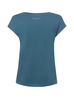 Marc O'Polo Damen Jerseyshirt in indigo - Ärmel: kurzarm