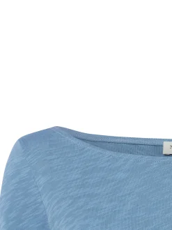 Marc O'Polo Damen Langarmshirt in blau - Ärmel: langarm
