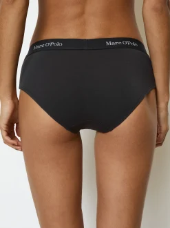 Marc O'Polo Damen Panty - Essentials in schwarz