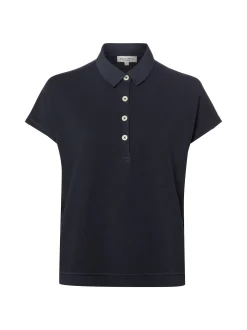 Marc O'Polo Damen Poloshirt in marine - Ärmel: kurzarm