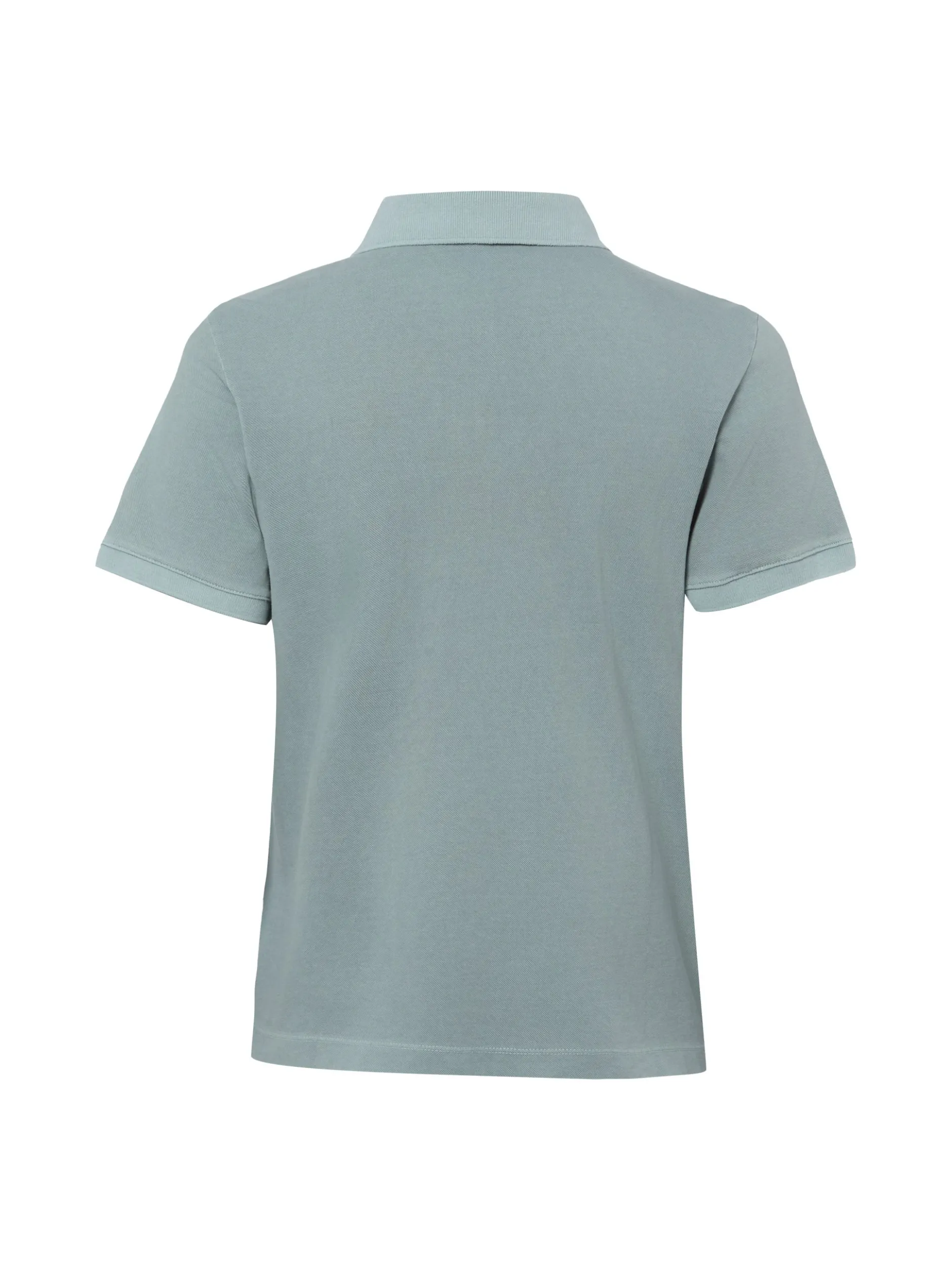 Marc O'Polo Damen Poloshirt in hellblau - Ärmel: kurzarm