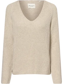 Marc O'Polo Damen Pullover in sand - Ärmel: langarm
