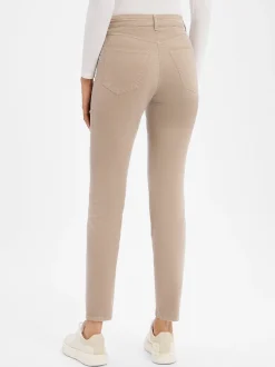 Marc O'Polo Damen Samthose - Alkea in taupe