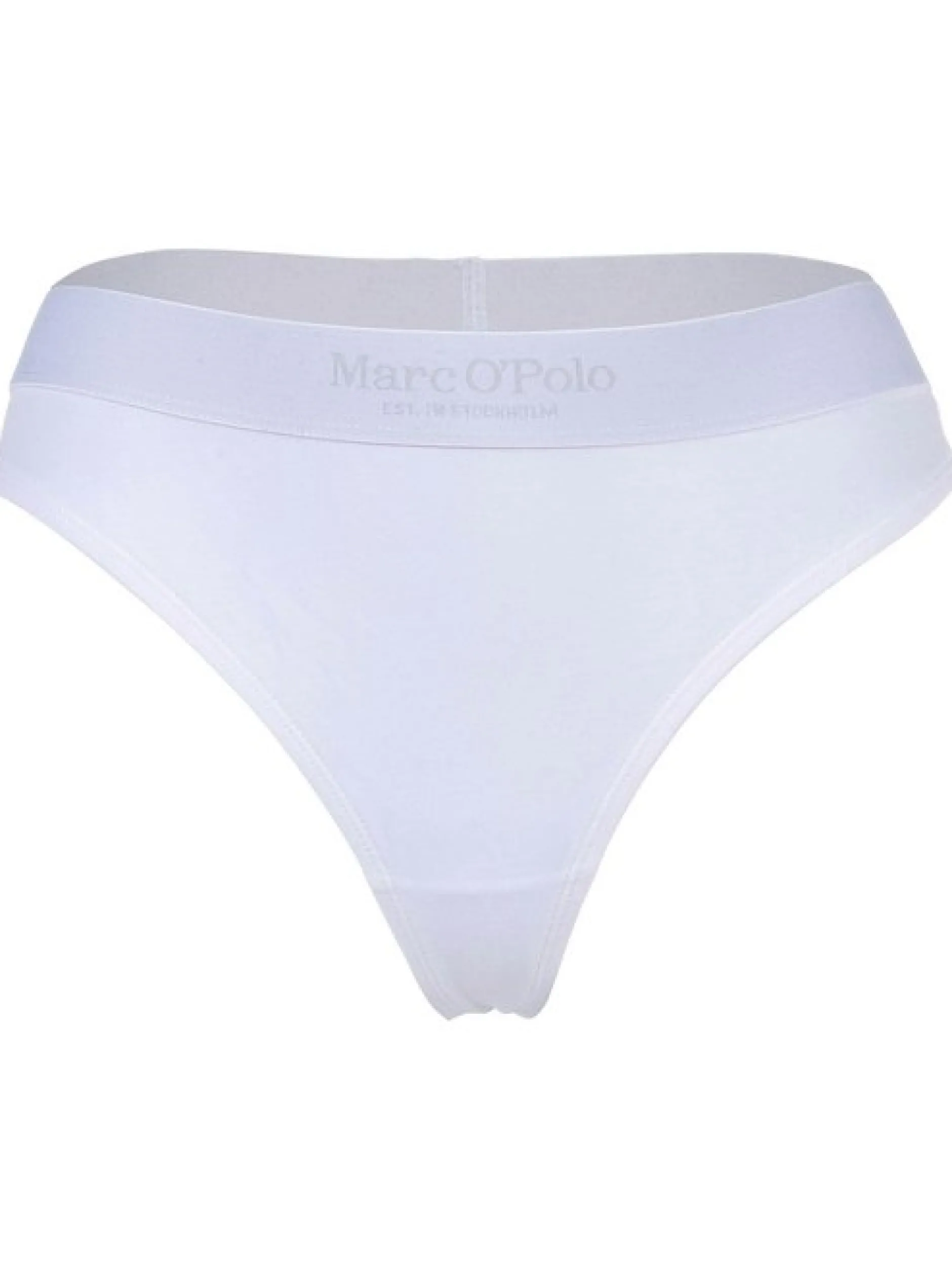 Marc O'Polo Damen String 6er Pack in weiß