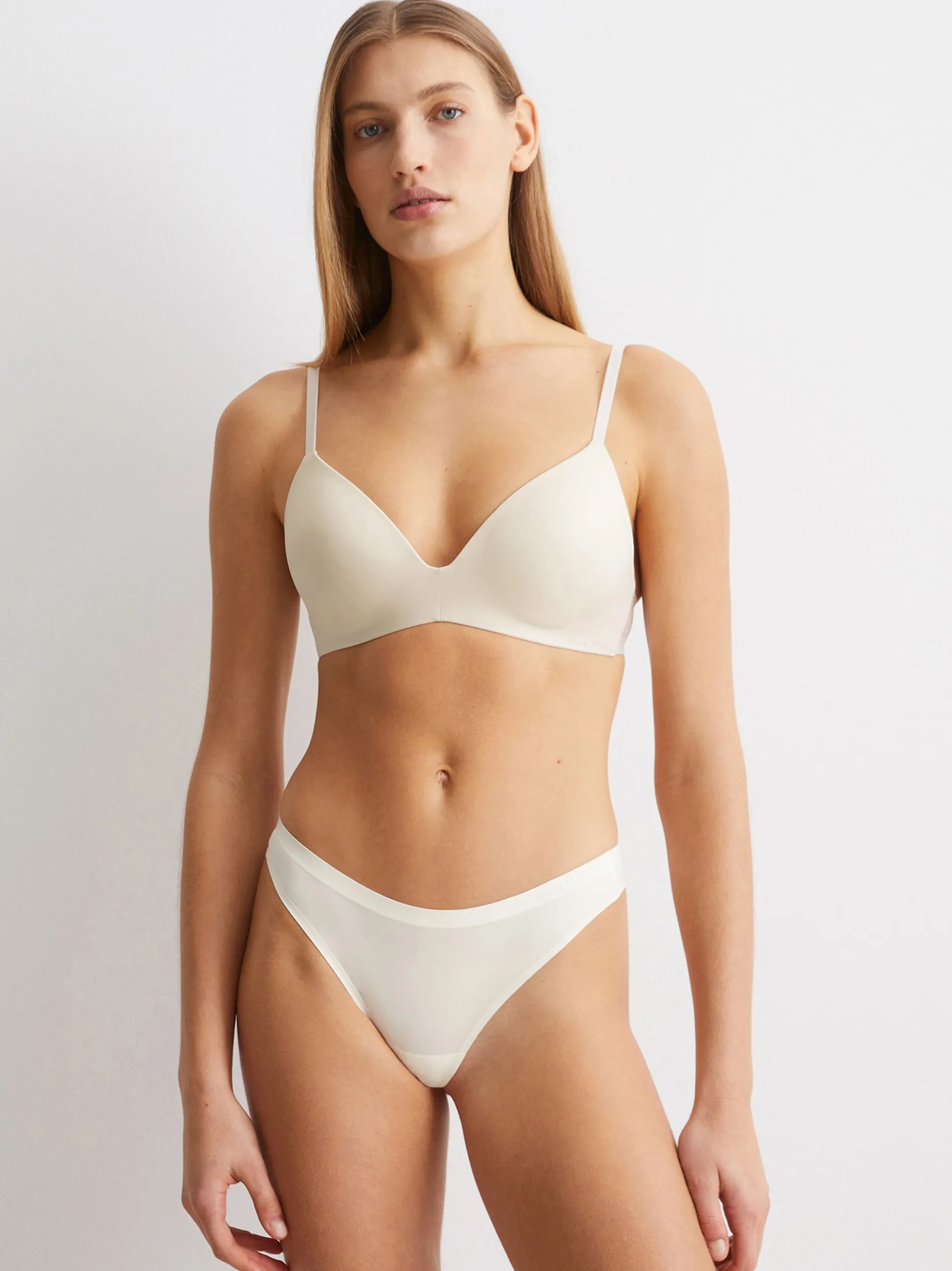 Marc O'Polo Damen String - Second Skin in weiß