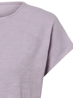 Marc O'Polo Damen T-Shirt in flieder - Ärmel: extra kurz