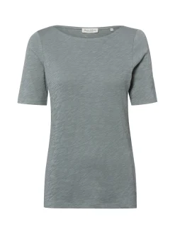 Marc O'Polo Damen T-Shirt in grau - Ausschnitt: U-Boot